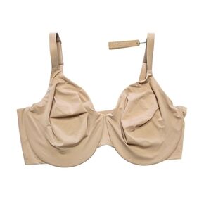 Skims Smoothing Intimates Unlined Full Coverage Bra Clay Tan 42DDDD NWT